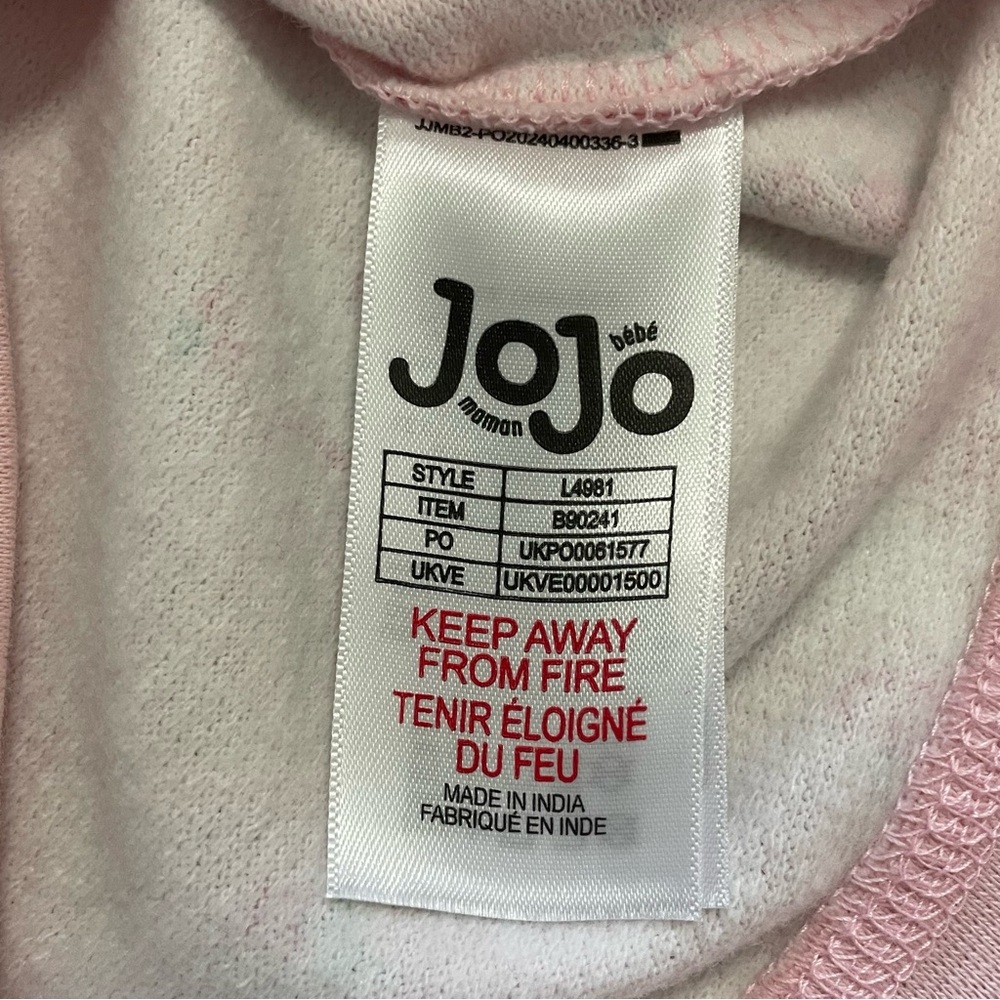JoJo Maman Bebe Pink Pretty Mouse Collared Sweatshirt NWT - Picture 9 of 11